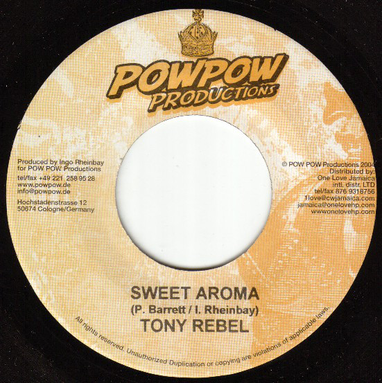 Tony Rebel - Sweet Aroma / Version (7")