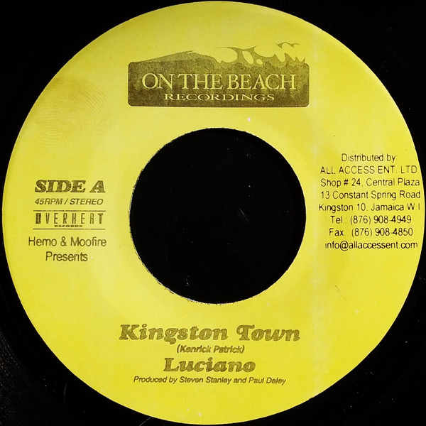 Luciano – Kingston Town / Kingston Town - Instrumental ( 7")     