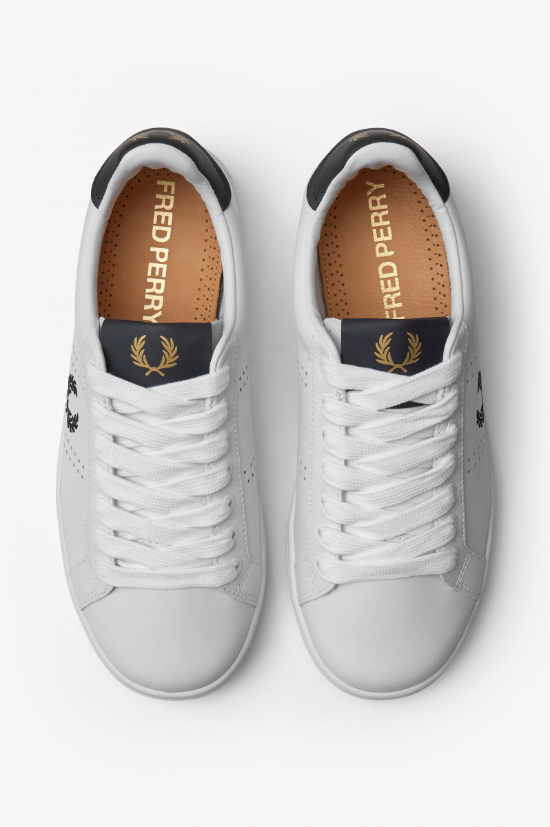 Fred Perry B721 Leather White-42