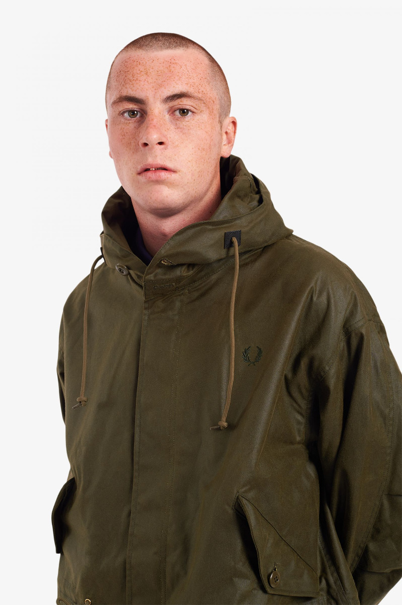 Fred Perry Parka Made in England Green J1826-M