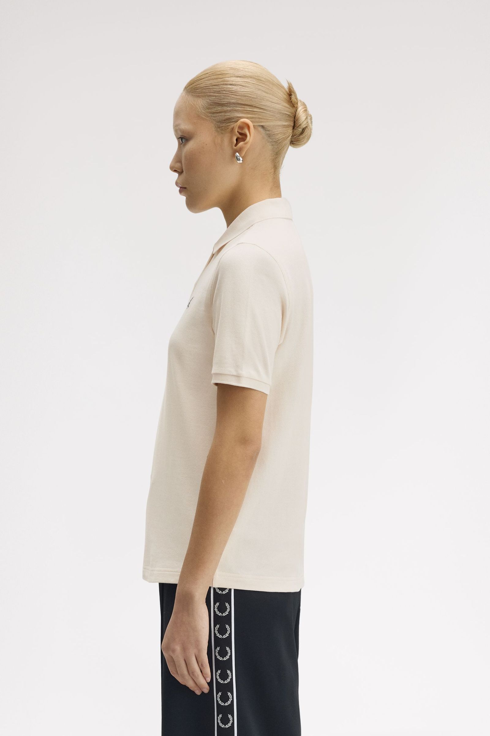 Fred Perry Damen Shirt (Silky Peach/Dark Petrol)