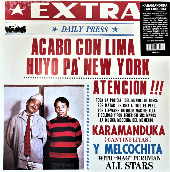 Karamanduka (Cantinflitas) Y Melcochita With "MAG" Peruvian All Stars – Acabo Con Lima Huyo Pa' New York (LP) 
