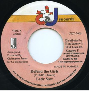 Lady Saw / King David, Rasta Youth – Defend The Girls / More Love  (7")                          