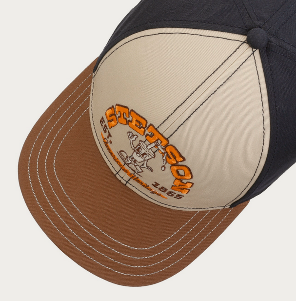 Stetson Since 1865 Snapback Cap (Brown/Blue)