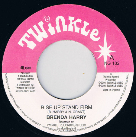 Brenda Harry - Rise Up Stand Firm (7'')