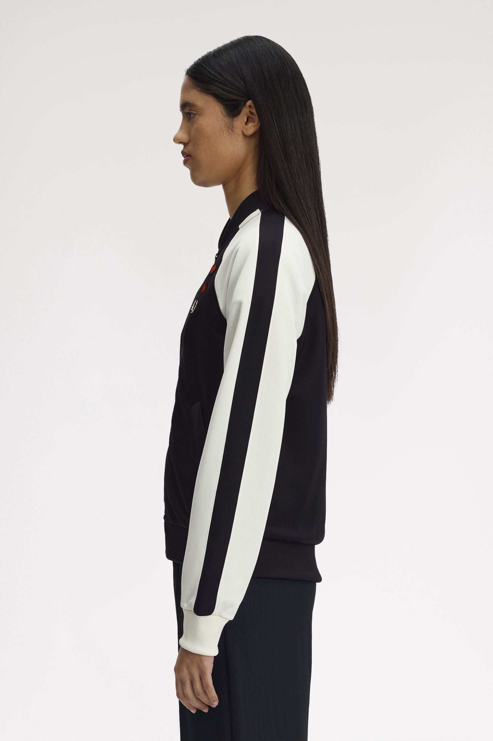 Fred Perry Amy Winehouse Laurel Wreath Bomber Jacket (Black)