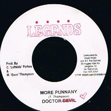 Doctor Devil - More Punnany / Leftside N Esco - Wine Up On Her (7")