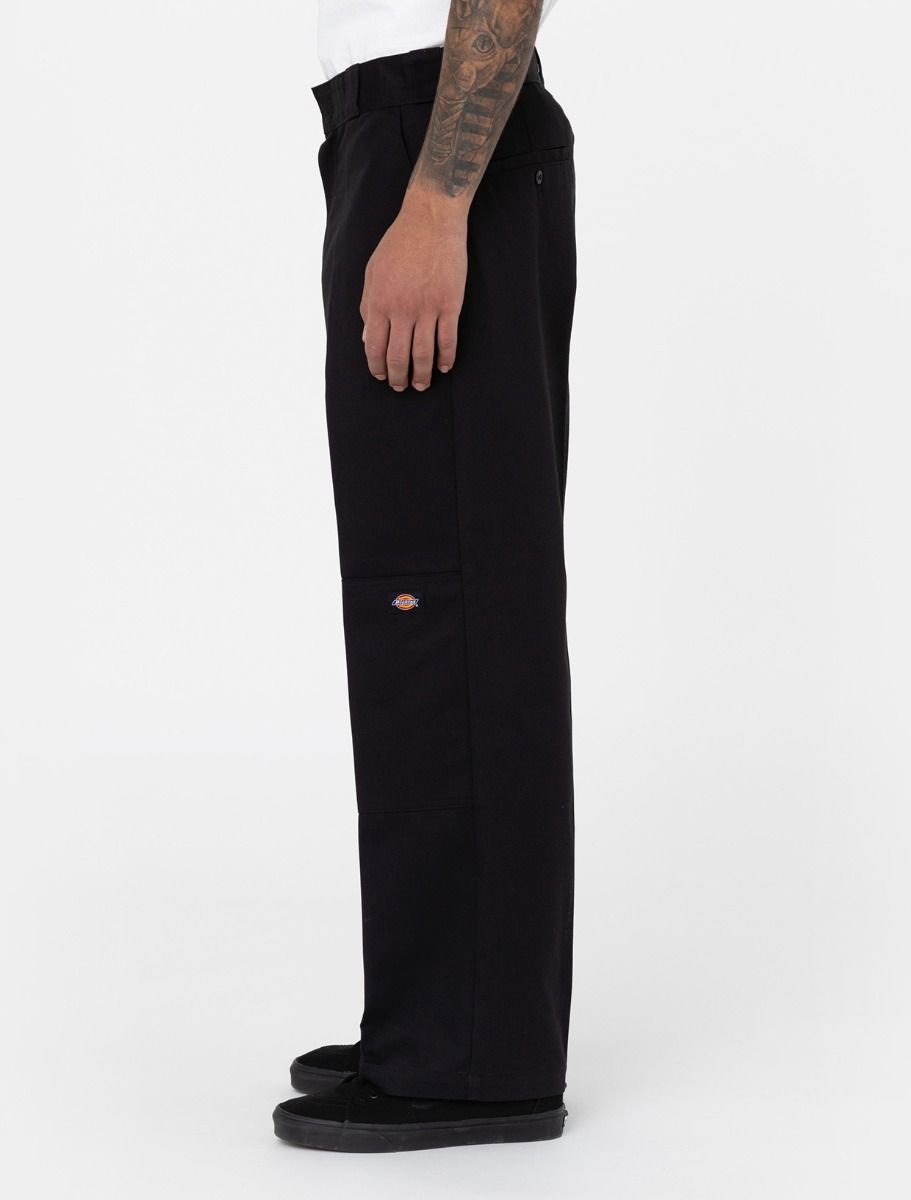 Dickies Double Knee Work Trousers in Black 