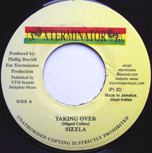 Sizzla – Taking Over / Version (7")           