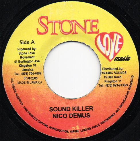 Nico Demus – Sound Killer / Version (7")    