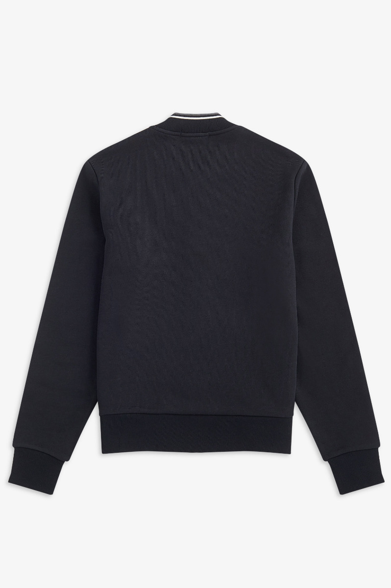 Fred Perry Zip Through Sweatshirt J7504 Black-XL