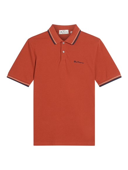 Ben Sherman  Short Sleeve Signature Polo (Jester Red)