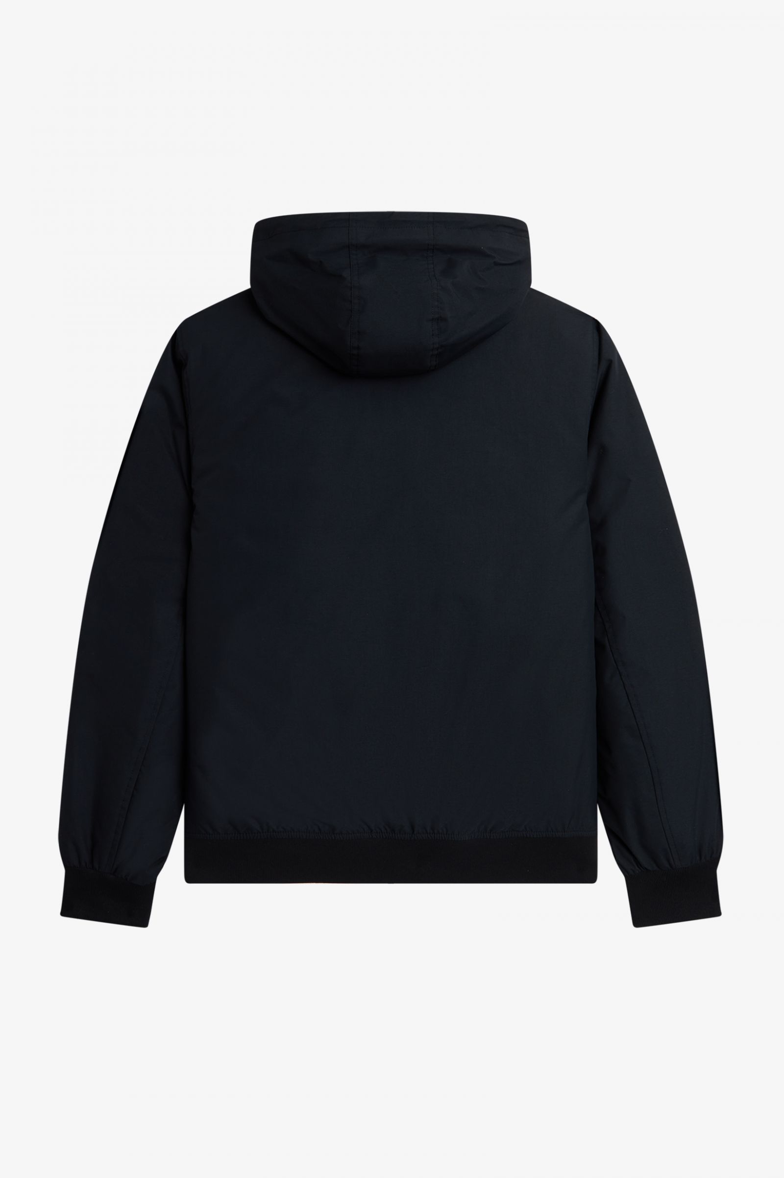 Fred Perry Padded Hooded Brentham Jacket in Black