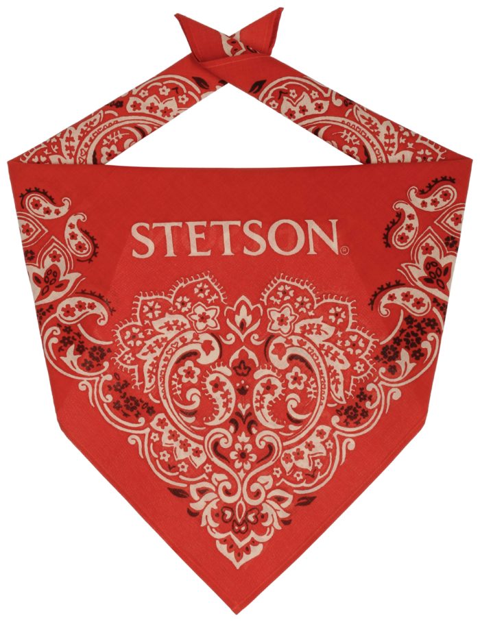 Stetson Paisley  Bandana (Red)