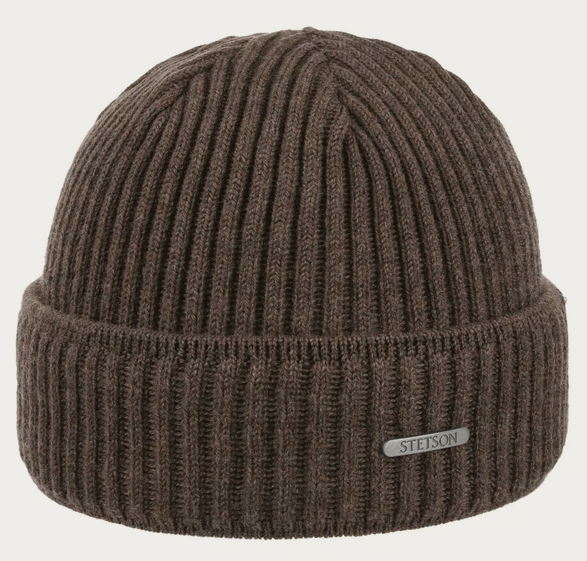 Stetson Parkman Knit Hat (Dark Brown)