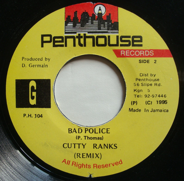Cutty Ranks – Bad Police / Version (7") 