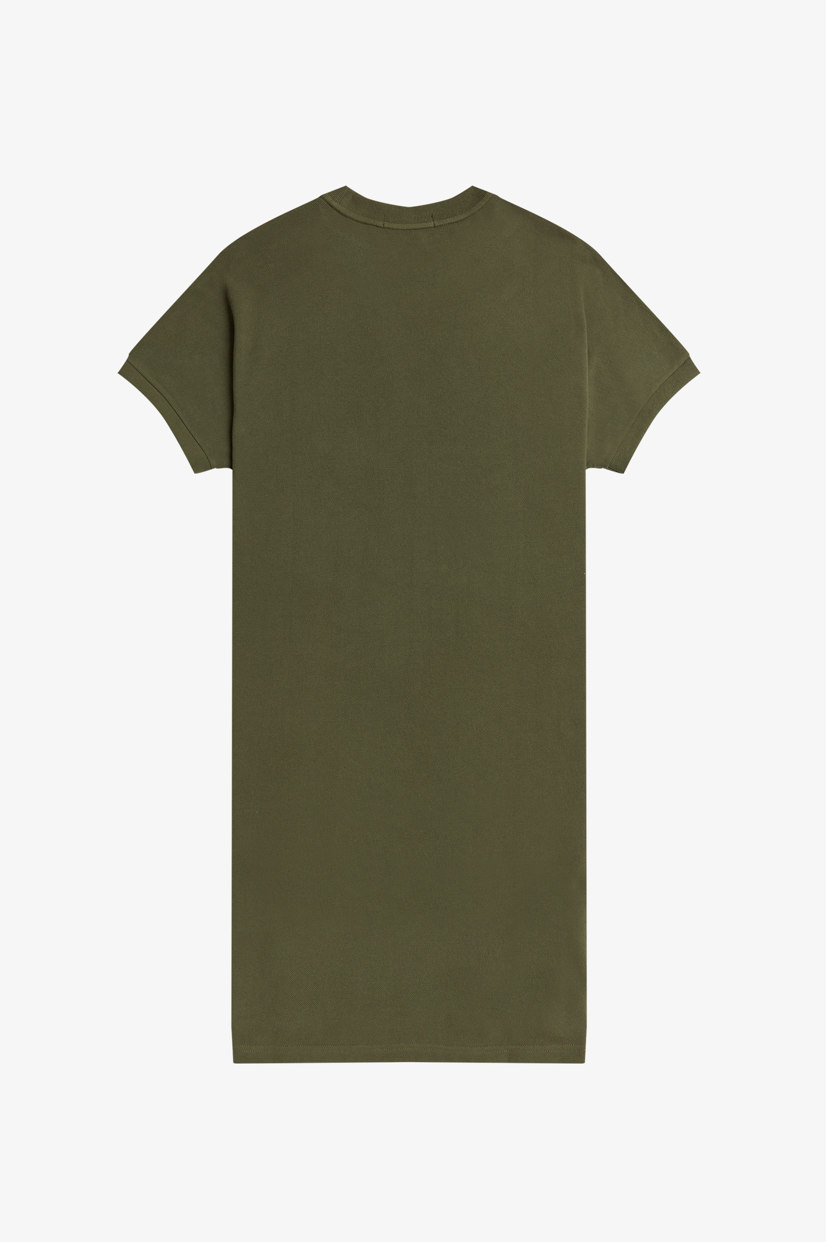 Fred Perry - Boxy Pique T Shirt  - Kleid in Military Green