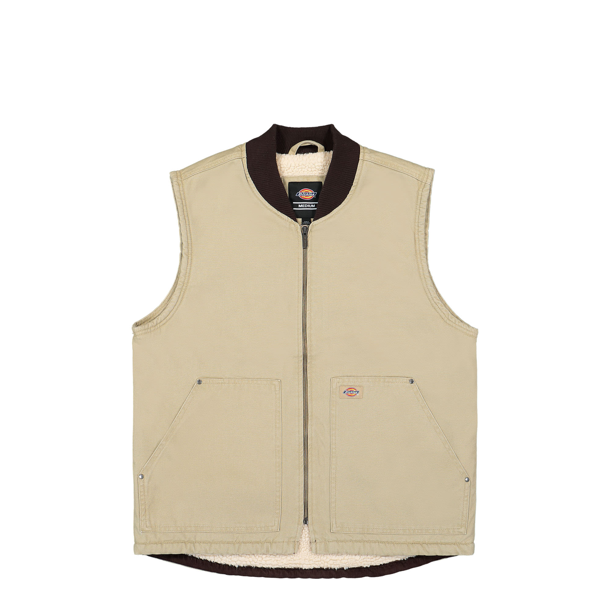 Dickies Duck Canvas Vest in Desert