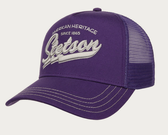 Stetson Since 1865 Trucker Cap (Purple) 