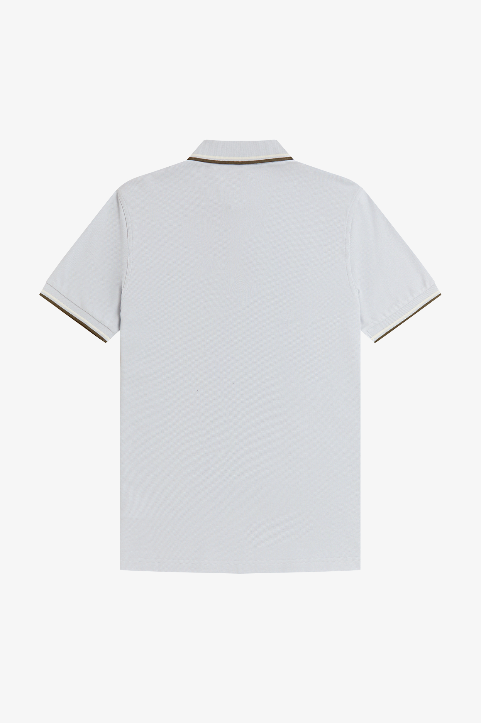 Fred Perry Twin Tipped Polo Shirt (Dusky Blue/Ecru/Laurel Wreath Green)