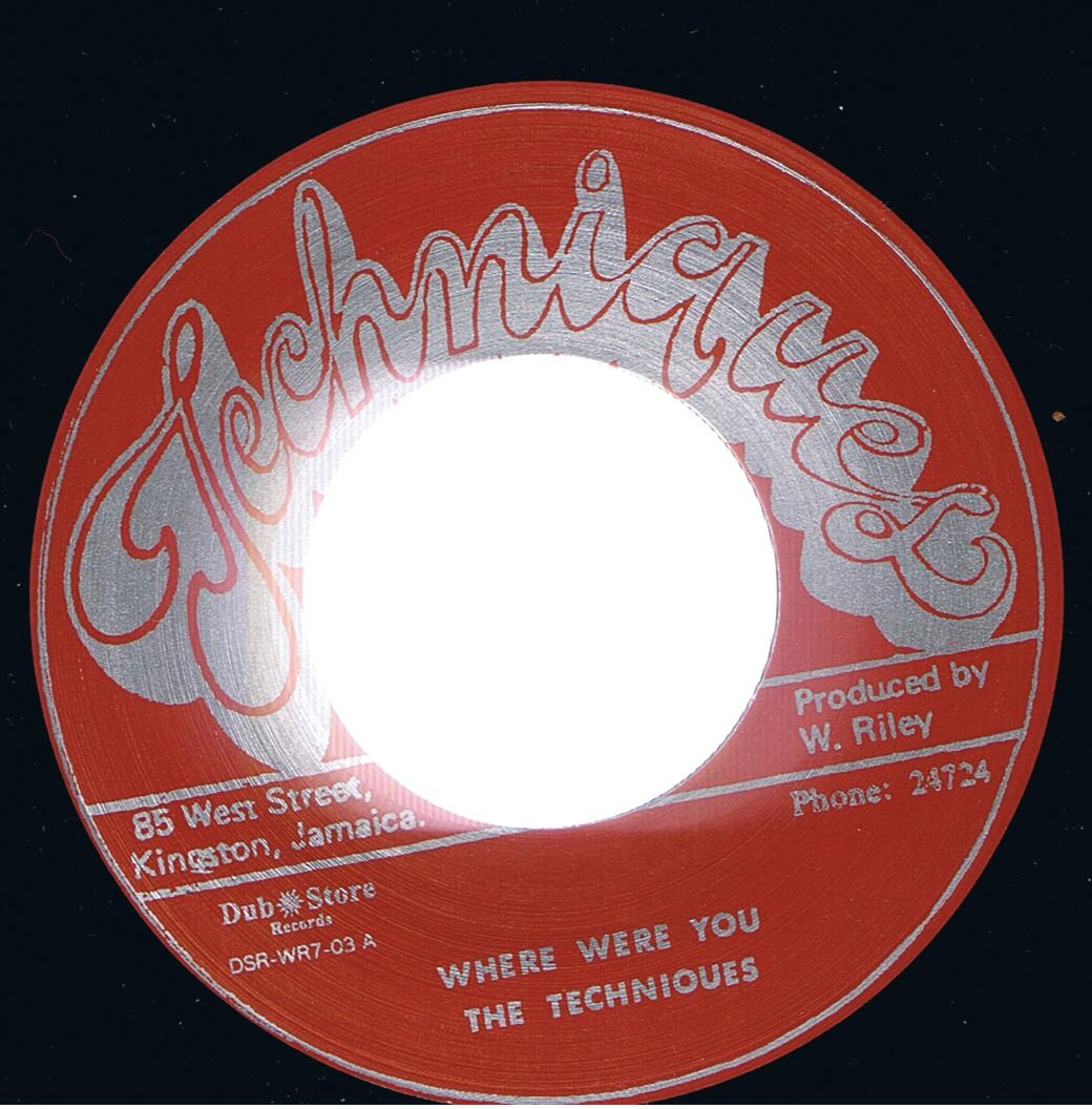 The Techniques - Where Were You / The Techniques - Just One Smile (7")