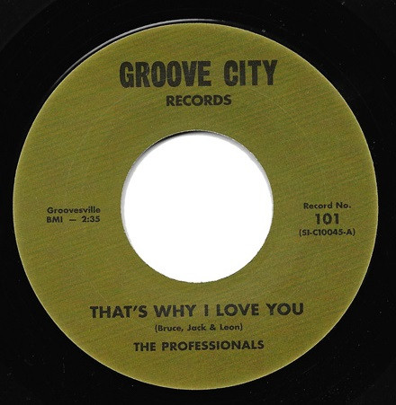  The Professionals  - That's Why I Love You   / That's Why I Love You (Instrumental)  (7")    