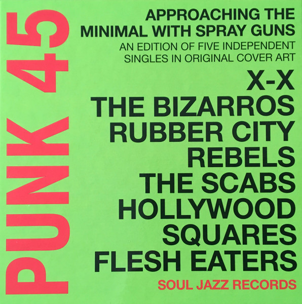 VA – Punk 45 : Approaching The Minimal With Spray Guns  (7" ) Box