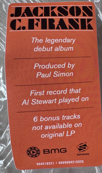 Jackson C. Frank – Jackson C. Frank  (DOLP) RSD 26   