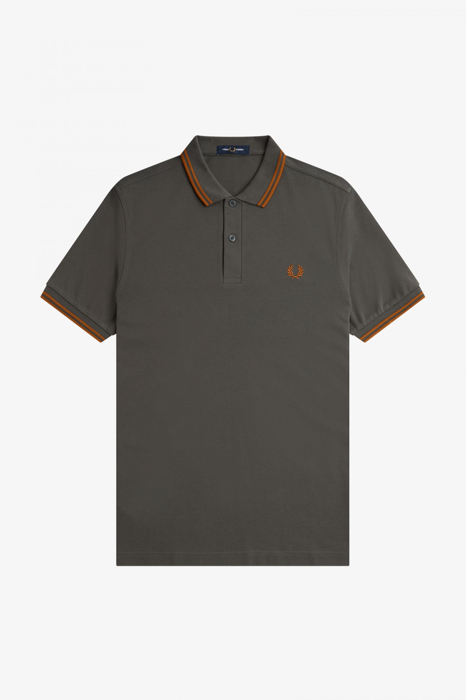 Twin Tipped Fred Perry Shirt in Field Green