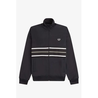 Fred Perry Tramline Panel Track Jacket Navy
