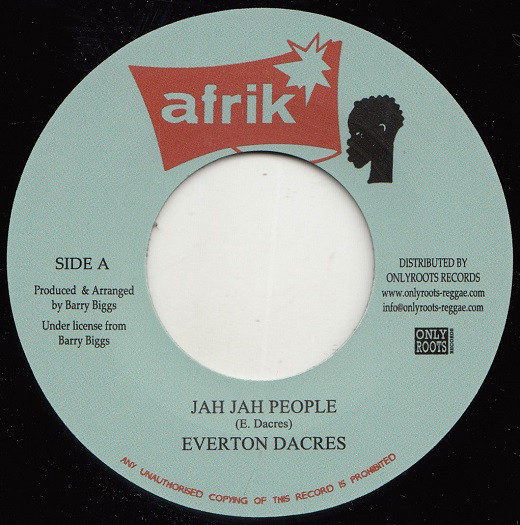 Everton Dacres - Jah Jah People / The Stereophonics - Jah People Time (7")