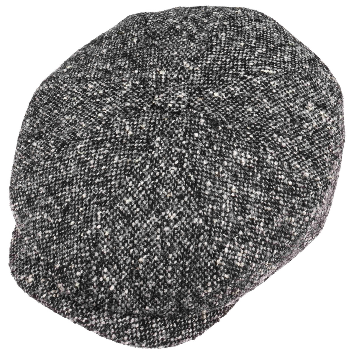 Stetson Hatteras Donegal Tweed Cap black-60