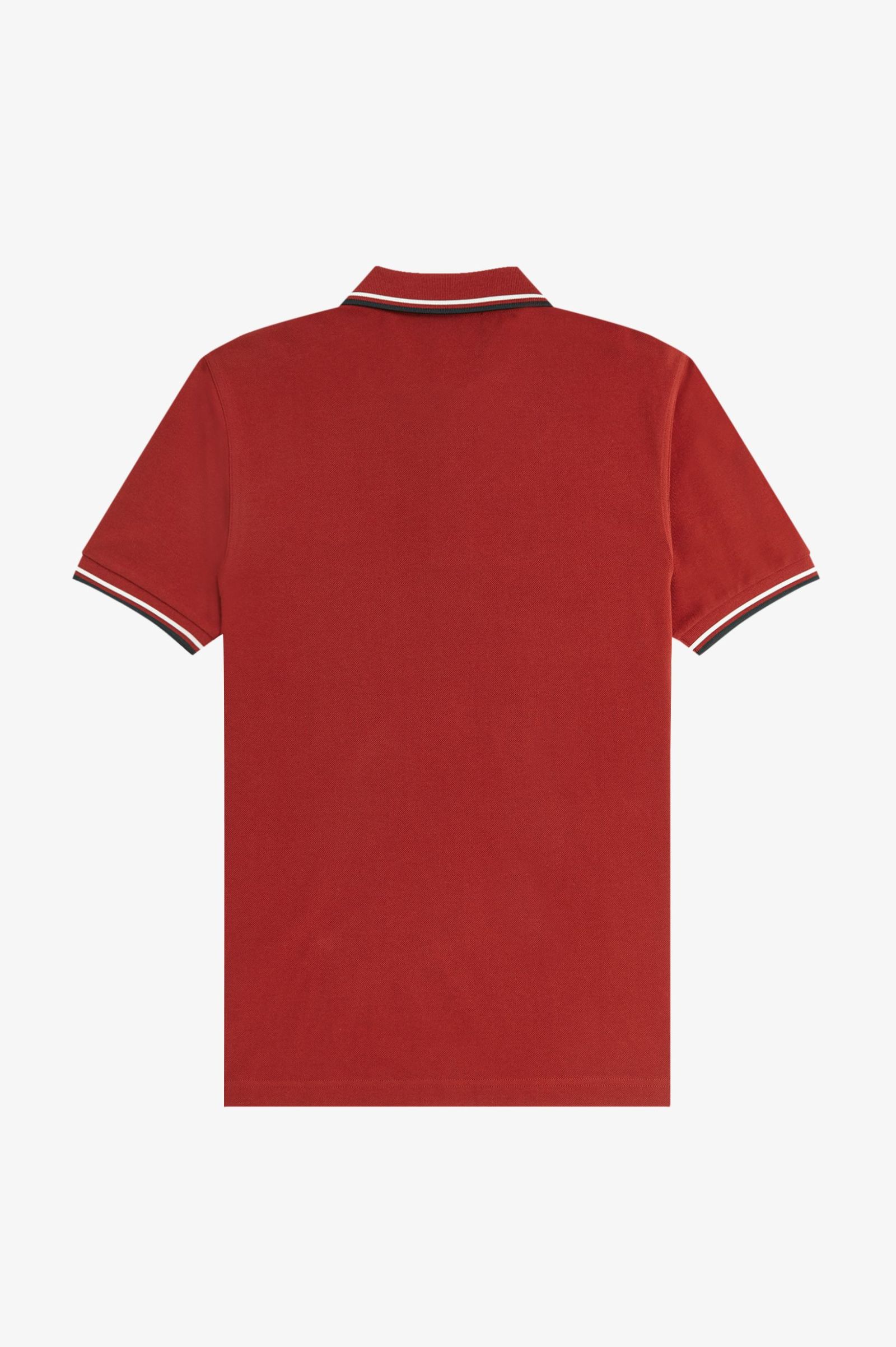 Fred Perry Twin Tipped Shirt (Burned Red/Ecru/Black)