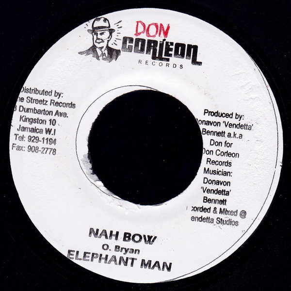 Elephant Man – Nah Bow / Good To Go (Version) (7")   
