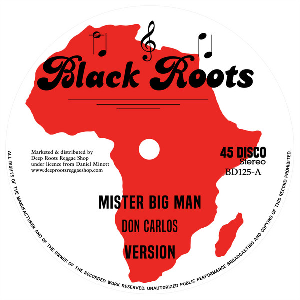 Don Carlos, Little John – Mister Big Man (12'')   
