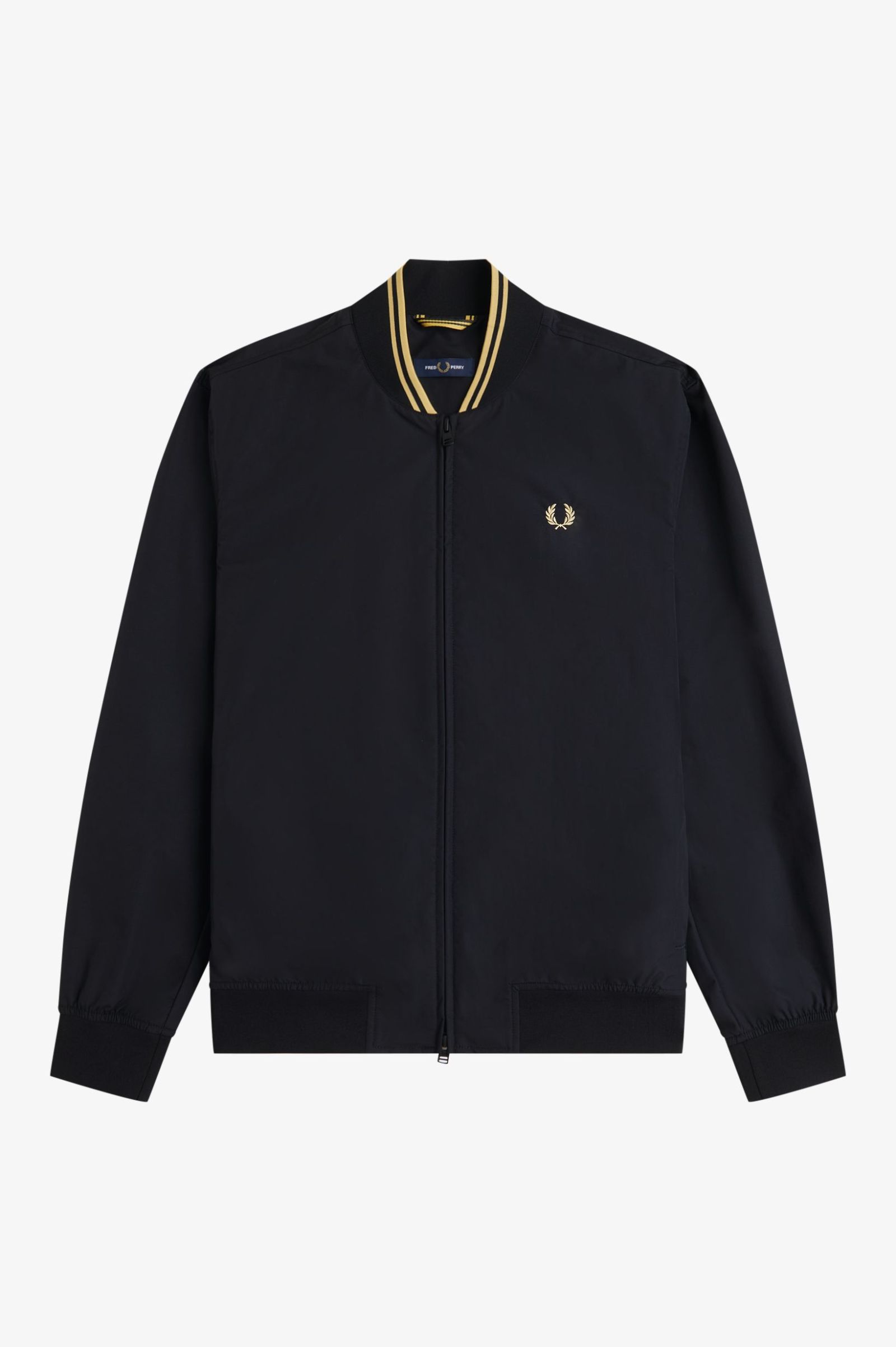 Fred Perry Brentham Bomber Jacket (Black)