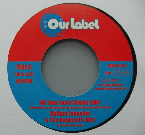 Nathan Johnston & The Angels Of Libra – All Your Love / Curtis  (7")    