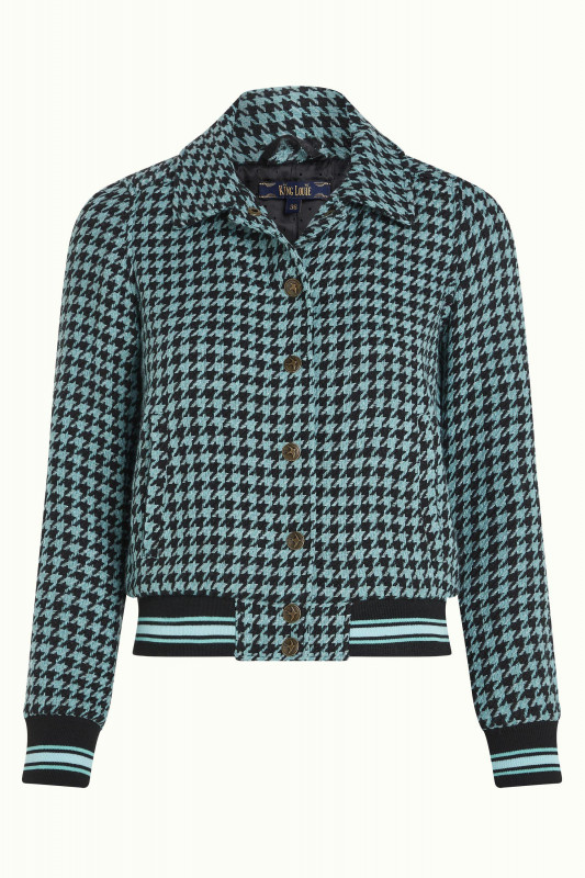 King Louie Jacke Isa Collar in Rubio Check