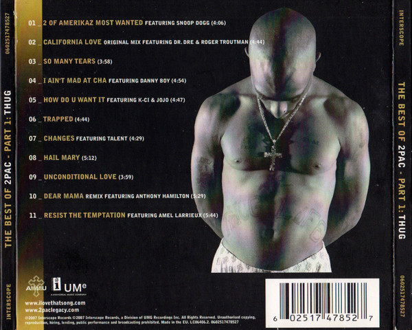 2Pac – The Best Of 2Pac - Part 1: Thug (CD)    