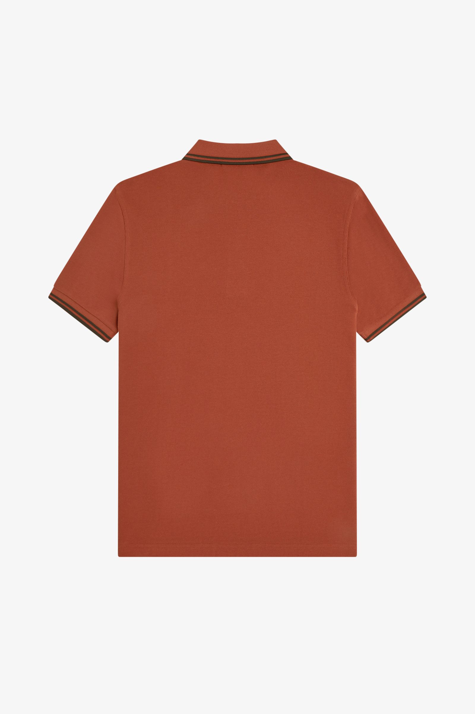 Fred Perry M3600 Twin Tipped Polo Shirt (Brandy/Night Green/Night Green)