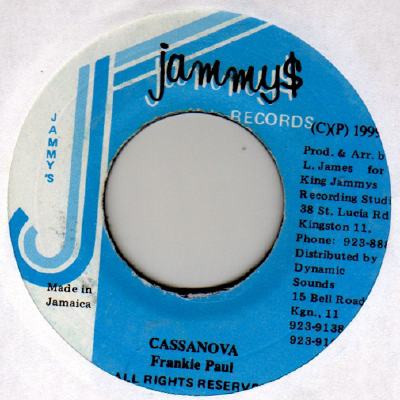 Frankie Paul – Cassanova / Version (7")