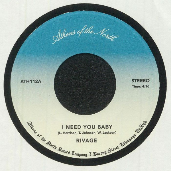 Rivage - I Need You Baby / Answer (7")