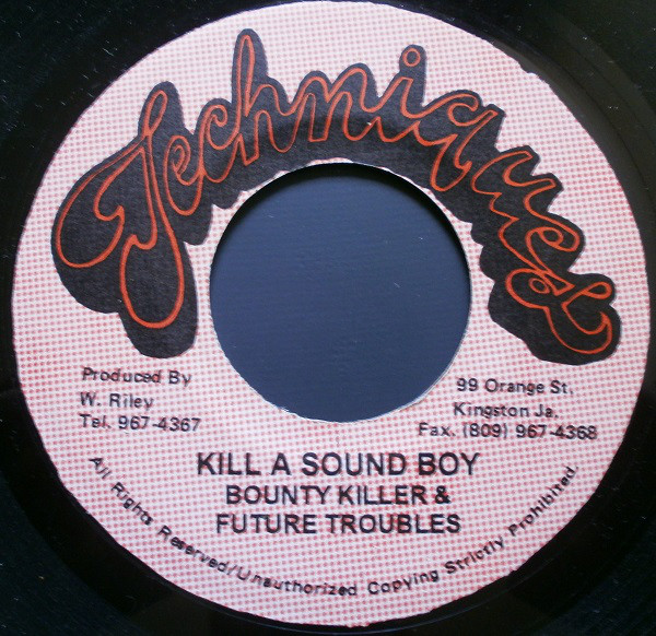Bounty Killer & Future Troubles - Kill A Sound Boy / Version (7")