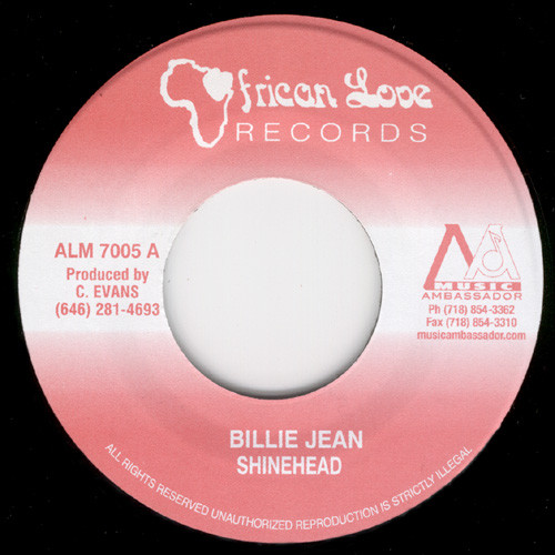 Shinehead – Billie Jean / 	Billie Jean (Version)  (7")   