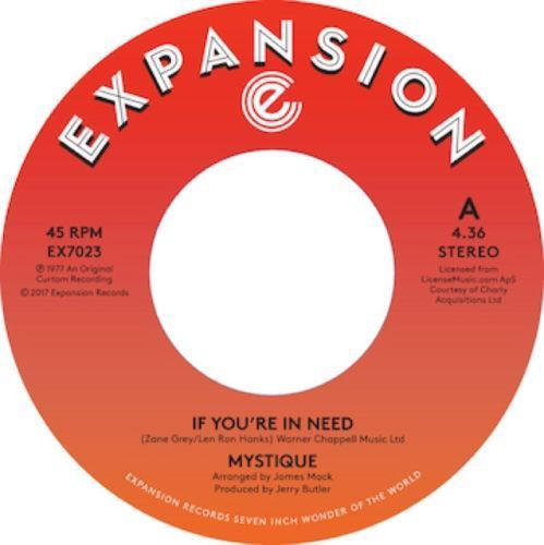 Mystique - If You're In Need / Spoiled Like A Baby