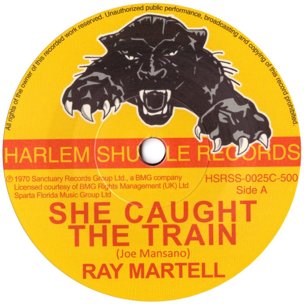 Ray Martell -  She Caught The Train / Cora (7")  