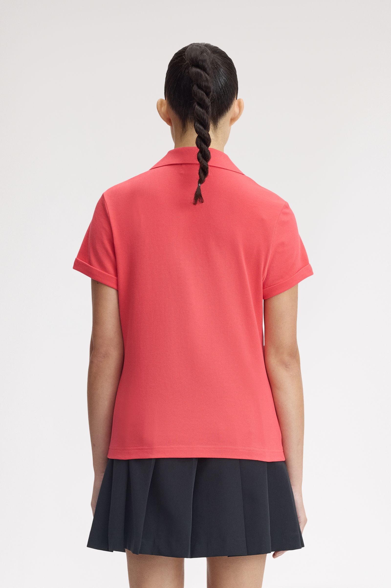 Fred Perry Amy Winehouse Pocket Detail Polo Shirt (Flamingo Tan)