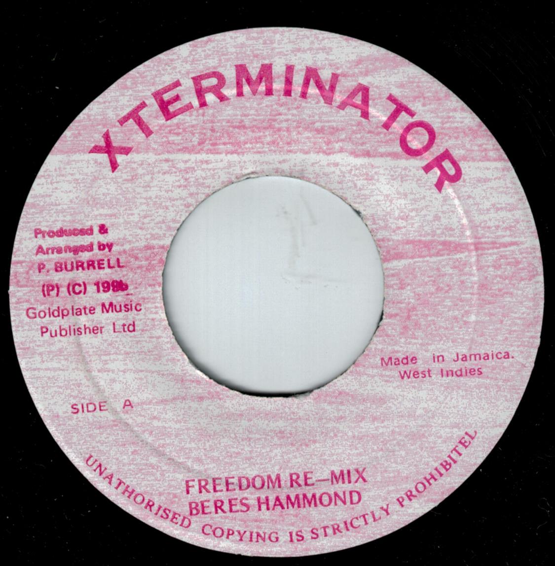 Beres Hammond - Freedom Re-Mix / Version (7")