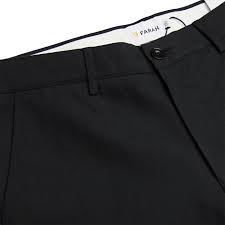 Farah Hose Elm Cotton Hopsack Black-W32 L32