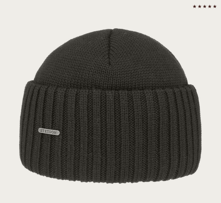 Stetson Northport Beanie in Black